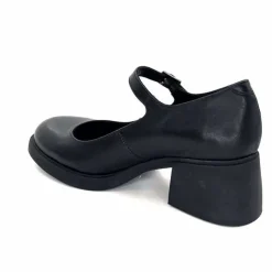 Elégant|Basic<marcha / m.moustafa Babies à Talon Ivoire Snj 2008 Cuir Noir