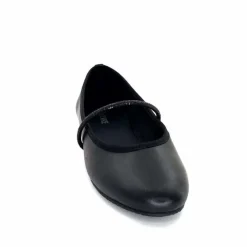 Soirée|Féminin<We Do Ballerines à Bride Ivoire 55370 D Cuir Noir