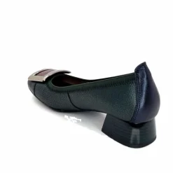 Talon|Fantaisie<Hispanitas Ballerines à Talons Chi 243673 Manila Cuir Bleu Vert