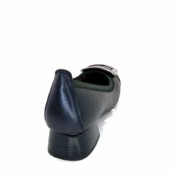 Talon|Fantaisie<Hispanitas Ballerines à Talons Chi 243673 Manila Cuir Bleu Vert