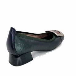 Talon|Fantaisie<Hispanitas Ballerines à Talons Chi 243673 Manila Cuir Bleu Vert