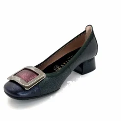 Talon|Fantaisie<Hispanitas Ballerines à Talons Chi 243673 Manila Cuir Bleu Vert