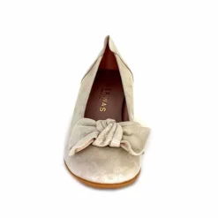 Basic|Ballerines<Sabrinas Ballerines à Talons 95103 Daim Doré Beige