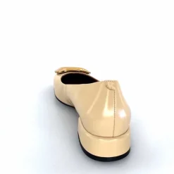 Elégant|Bijoux<angel alarcon Ballerines 24514 Cuir Glacé Beige