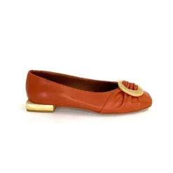 Ballerines<angel alarcon Ballerines 24004 Cuir Orange