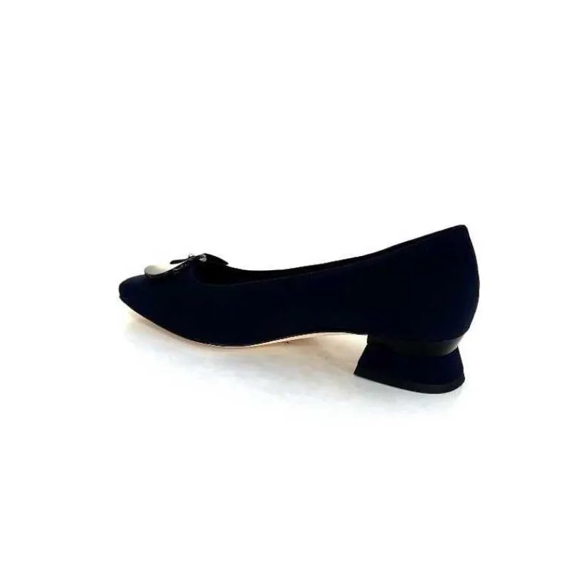 Elégant|Ballerines<Brunate Ballerines 32274 Daim Foncé Bleu