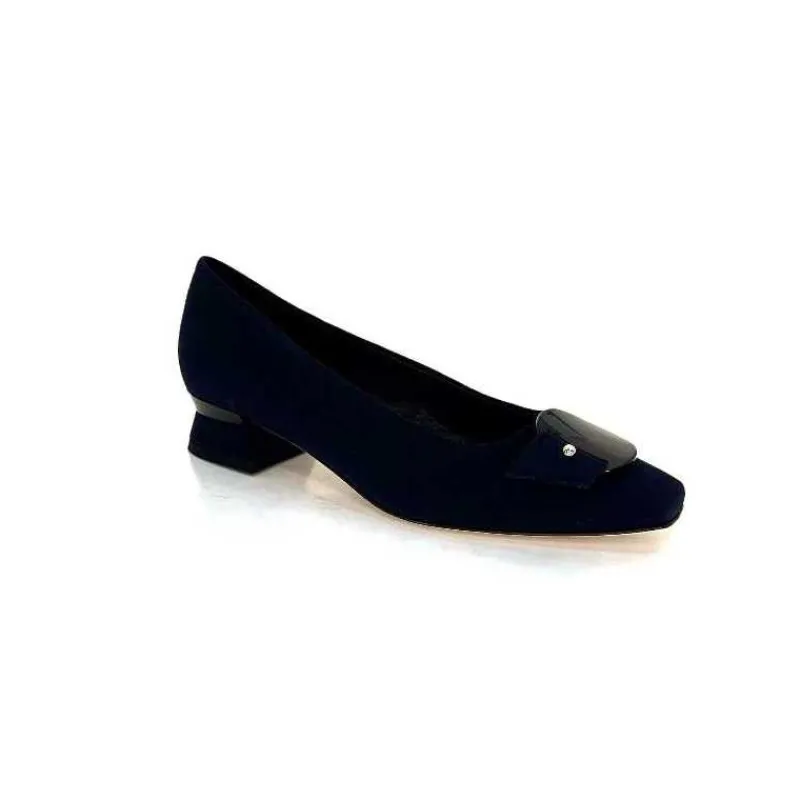 Elégant|Ballerines<Brunate Ballerines 32274 Daim Foncé Bleu
