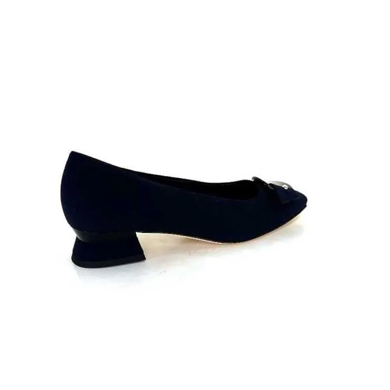 Elégant|Ballerines<Brunate Ballerines 32274 Daim Foncé Bleu