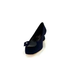 Elégant|Ballerines<Brunate Ballerines 32274 Daim Foncé Bleu