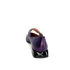 Fantaisie|Ballerines<Dansi Ballerines 5702 Cuir Métal Violet Fushia