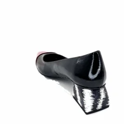 Elégant|Ballerines<Dansi Ballerines 6960 Vernis &amp; Bordeaux Noir