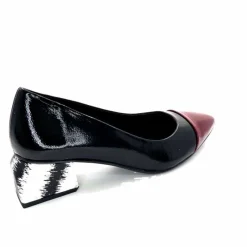 Elégant|Ballerines<Dansi Ballerines 6960 Vernis &amp; Bordeaux Noir