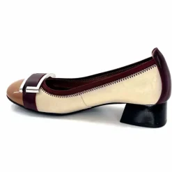 Elégant|Ballerines<Hispanitas Ballerines Chi 243670 Manila Vernis &amp; Bordeaux Crème