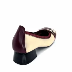 Elégant|Ballerines<Hispanitas Ballerines Chi 243670 Manila Vernis &amp; Bordeaux Crème