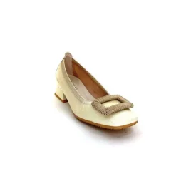 Elégant|Ballerines<Hispanitas Ballerines Hv 243406 Cuir Vernis Crème