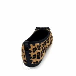 Animalier|Féminin<Ivoire0317a Ballerines Ivoire 2204108 4091 Textile Léo Léopard