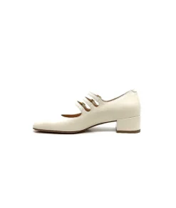 Elégant|Ballerines<franco russo napoli fgr Ballerines Ivoire 1103 Cuir Crème