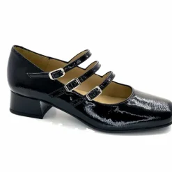 Basic|Ballerines<Ivoire0036a Ballerines Ivoire 710 Cuir Vernis Noir