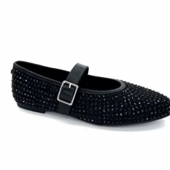 Bijoux|Ballerines<Ivoire0317a Ballerines Ivoire 2300416 &amp; Strass Noir