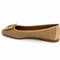 Féminin|Ballerines<382-ivoire Ballerines Ivoire 97574 tk2 Raffia Beige