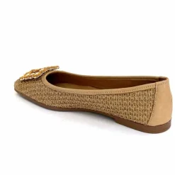 Féminin|Ballerines<382-ivoire Ballerines Ivoire 97574 tk2 Raffia Beige