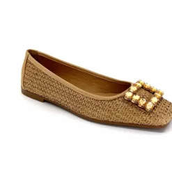 Féminin|Ballerines<382-ivoire Ballerines Ivoire 97574 tk2 Raffia Beige