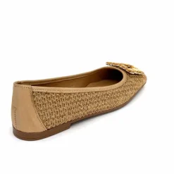 Féminin|Ballerines<382-ivoire Ballerines Ivoire 97574 tk2 Raffia Beige