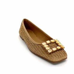 Féminin|Ballerines<382-ivoire Ballerines Ivoire 97574 tk2 Raffia Beige