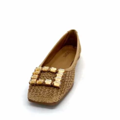 Féminin|Ballerines<382-ivoire Ballerines Ivoire 97574 tk2 Raffia Beige