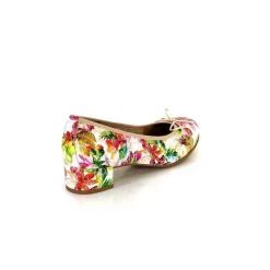 Fantaisie|Ballerines<Ivoire0036a Ballerines Ivoire Kat Azucena Cuir Imprimé Multicolore