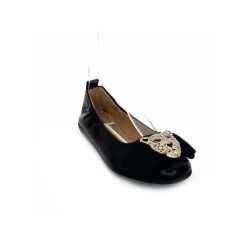 Bijoux|Ballerines<la ballerina Ballerines N11-01 Cuir Bijoux Noir