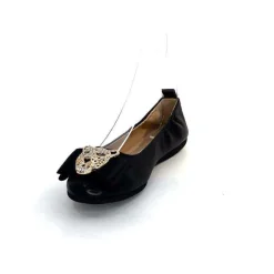 Bijoux|Ballerines<la ballerina Ballerines N11-01 Cuir Bijoux Noir
