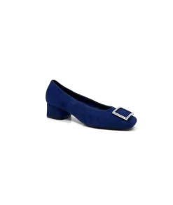 Basic|Ballerines<Requin Ballerines Reqins Karisse Daim Océan Bleu