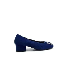 Basic|Ballerines<Requin Ballerines Reqins Karisse Daim Océan Bleu