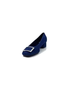Basic|Ballerines<Requin Ballerines Reqins Karisse Daim Océan Bleu