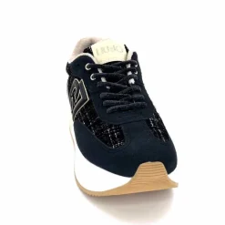 Sport Chic|Décontracté<Liu.Jo Baskets à Plateforme Bf4037 Daim Off Black MarineNoir