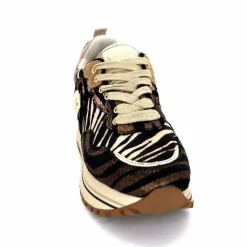 Sport Chic|Animalier<Liu.Jo Baskets à Plateformes Bf4001 Zèbre Rose Marron MarronRose