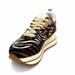 Sport Chic|Animalier<Liu.Jo Baskets à Plateformes Bf4001 Zèbre Rose Marron MarronRose