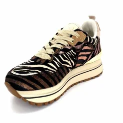 Sport Chic|Animalier<Liu.Jo Baskets à Plateformes Bf4001 Zèbre Rose Marron MarronRose