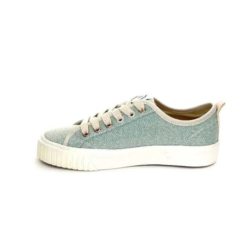 Décontracté|Baskets<Armistice Baskets Stomp Sneaker Textile Blanc Vert
