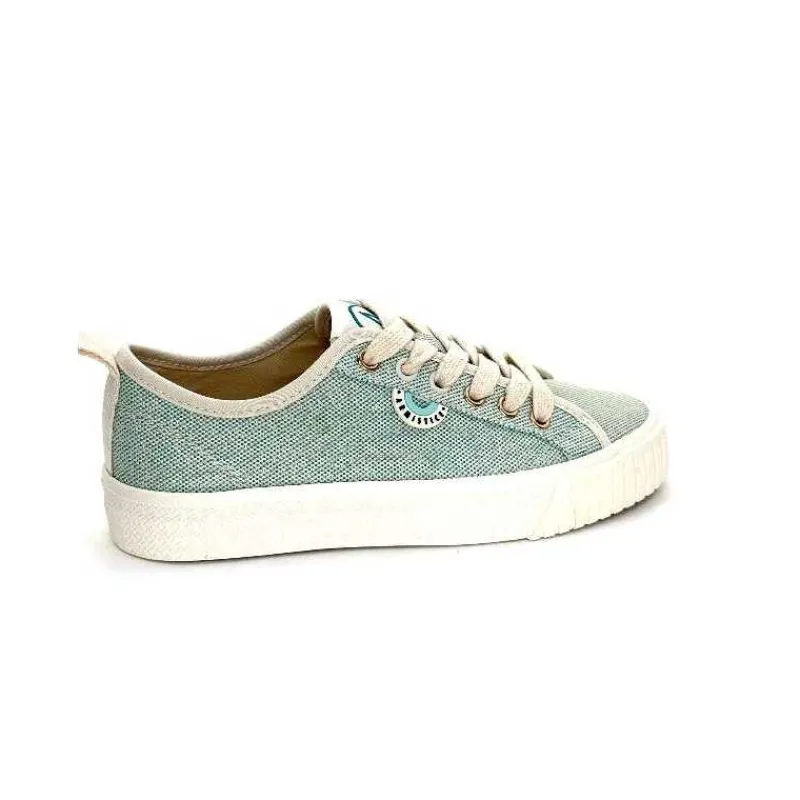 Décontracté|Baskets<Armistice Baskets Stomp Sneaker Textile Blanc Vert
