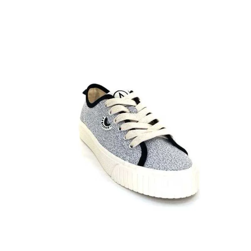 Décontracté|Baskets<Armistice Baskets Stomp Sneaker Textile Blanc Bleu
