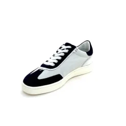 Décontracté|Baskets<Donna Carolina Baskets 51670 113 Cuir Blanc Daim Marine