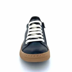 Basic|Baskets<Chacal Baskets Fermeture Eclair 6950 Cuir Doré Bleu