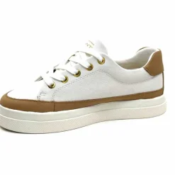 Teenager|Décontracté<Gant Baskets Avona Sneaker Textile Off White Cuir Marron Blanc