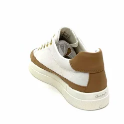 Teenager|Décontracté<Gant Baskets Avona Sneaker Textile Off White Cuir Marron Blanc