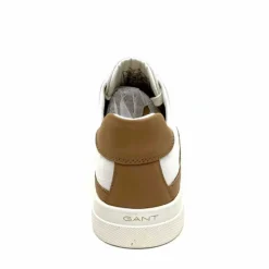 Teenager|Décontracté<Gant Baskets Avona Sneaker Textile Off White Cuir Marron Blanc