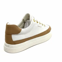 Teenager|Décontracté<Gant Baskets Avona Sneaker Textile Off White Cuir Marron Blanc