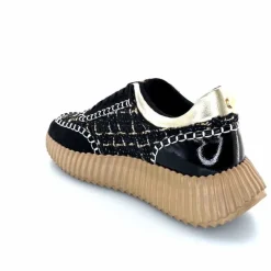 Fantaisie|Baskets<Ivoire0317a Baskets Ivoire 2200586 2200 Textile Noir