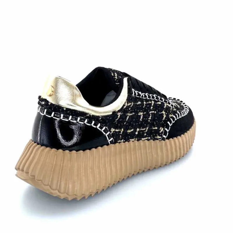 Fantaisie|Baskets<Ivoire0317a Baskets Ivoire 2200586 2200 Textile Noir